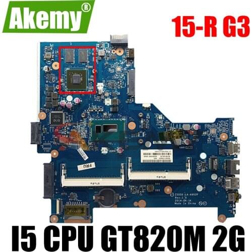 For hp hp 15-R G3 ZS050 LA-A992P laptop motherboard 775394-501 CPU i5 GT820M 2G DDR3 100% Test OK