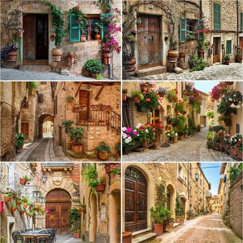 EverShine 5D DIY Diamond Painting Scenic Diamond Embroidery Town Picture Of Rhinestones Street Mosaic Cross Stitch Home Decor