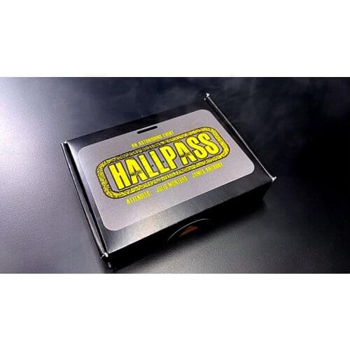 HALLPASS by Julio Montoro Vanish Magia Magician Close Up Illusions Gimmicks Magic Tricks Props Fun Pass Through Magie