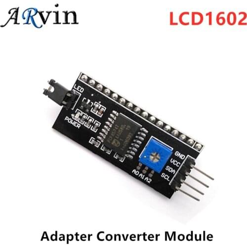 IIC I2C TWI SPI Serial Interface Board Port For Arduno 1602 2004 LCD LCD1602 Adapter Plate LCD Adapter Converter Module PCF8574