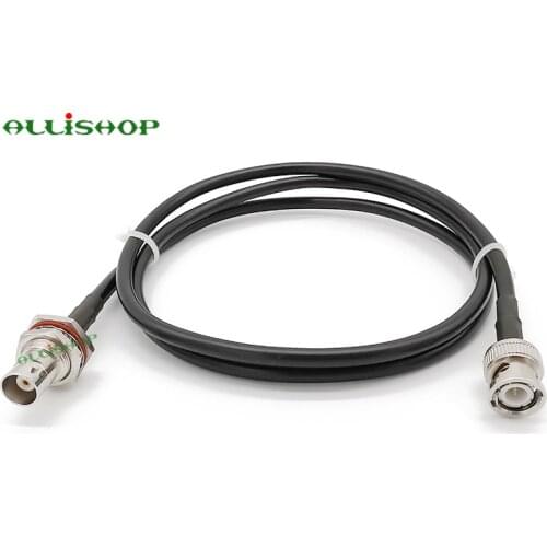 BNC Male to BNC Female RF RG58 50 Ohm Cable for FM Transmitter Amateur Radio Scanner Vector Network Analyzer 1/3/6/9/12/15/20M