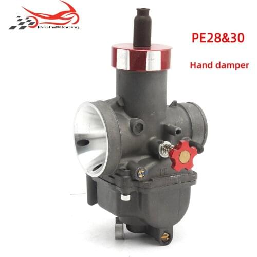 PE28 28mm PE30 30mm Performance Racing Carburetor Hand the Damper For Motorcycle Moped Scooter Pit Dirt Bike ATV Quad AK107