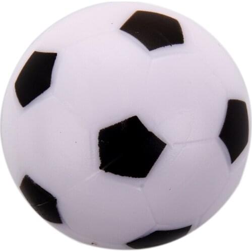 Small Soccer Foosball Table Ball Plastic Hard Homo logue Children Game Toy Black White