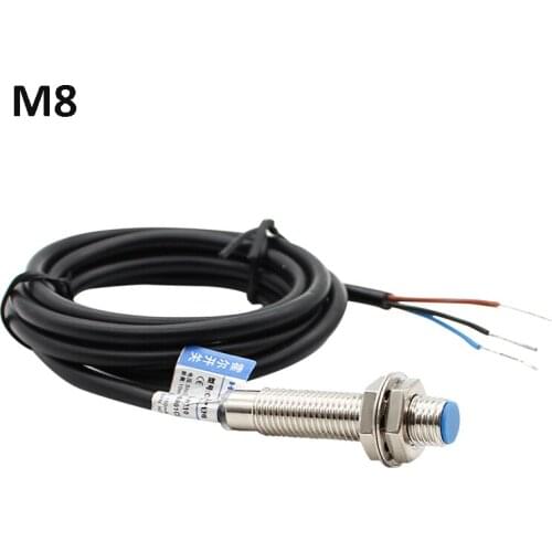 M8 Hall switch module Hall sensor detection distance 10mm, reacts to the magnet S pole