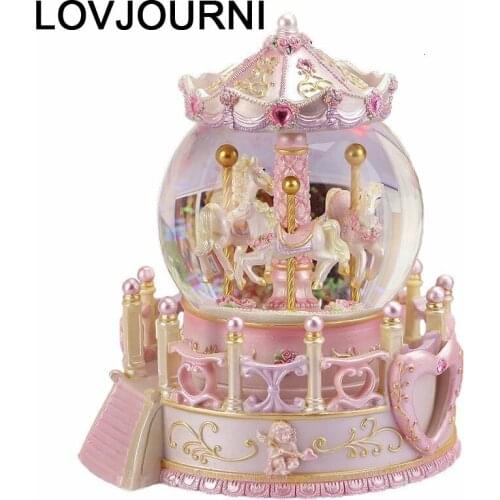 Carillon Scatole Musicali Muziek Typewriter Caixa De Carrossel Snow Globe Caja Musical Carousel Boite A Musique Musica Music Box