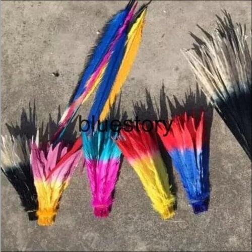 New style double color 35-40cm ringneck Pheasant Tail Feather for home /wedding decoration