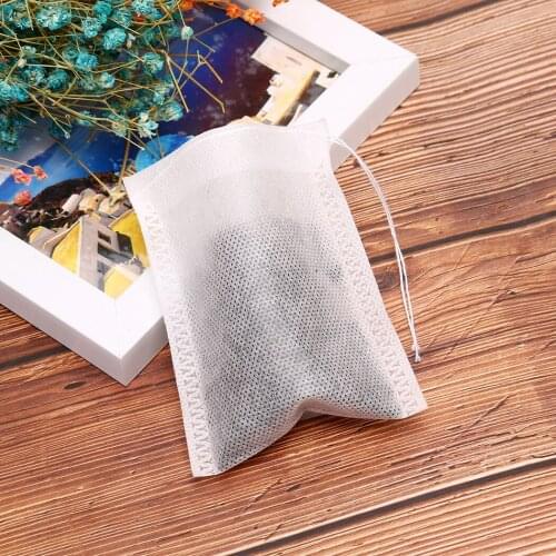 Full-size drawstring sachet empty bag DIY bag tea bag tea bag bag Chinese medicine bag non-woven bag 500PCS