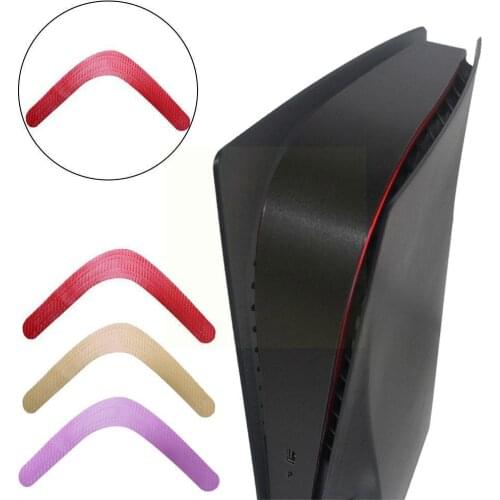 Light Strip Sticker LED Strip Light Sticker Carbon Strip Accessories Material Pvc Upgrade Fiber For PS5 Host Sticker Light Z4J5