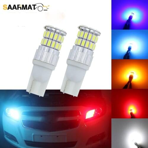 2Pcs Clearance Lights T10 W5W 194 168 LED Car Parking Reverse Brake Bulbs For Chevrolet Cruze Aveo Captiva Lacetti Sail Sonic