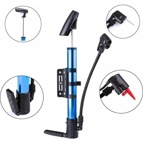 Mini Bicycle Tyre Inflator Pump Hand Tool Valve Portable Bicycle Pump Multi-function Air Pump Cycling Equipment Accessories