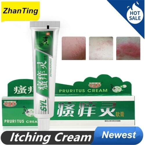 Itching Cream Dermatitis Anti-itch Psoriasis Herb Pain Relief Eczema Ointment Skin Care Medical Itching Cream