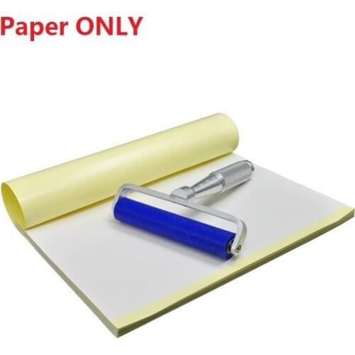 Free shipping! Manual Cleaner Tool Dust Remover Paper Sticky Silicone Roller Cleaning paper Dust Removal Pad Size 235X325MM