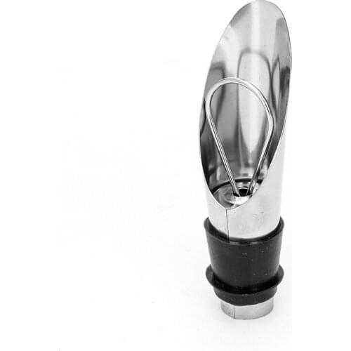 Barware Bar Tools Stainless steel metal red wine pourers decanter bottle stopper 10pc/lot