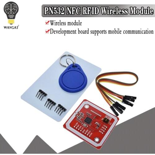 1Set PN532 NFC RFID Wireless Module V3 User Kits Reader Writer Mode IC S50 Card PCB Attenna I2C IIC SPI HSU For Arduino WAVGAT
