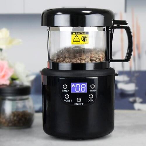 Household Coffee Roaster Automatic Electric Coffee Roasting Machine Hot Air Coffee Beans Baking Roasting Machine