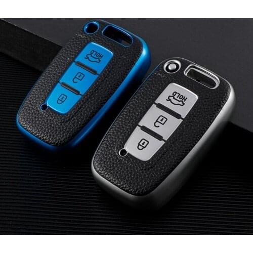 TPU Car Key Cover Case For Hyundai Solaris HB20 Veloster SR IX35 Accent Elantra i30 For KIA RIO K2 K3 Sportage Accessories
