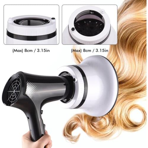 Hair Diffuser Blow Dryers Diffuser for Natural Curly or Wavy Hair Styling Accessories Large & Adjustable Supports Hair Dryers