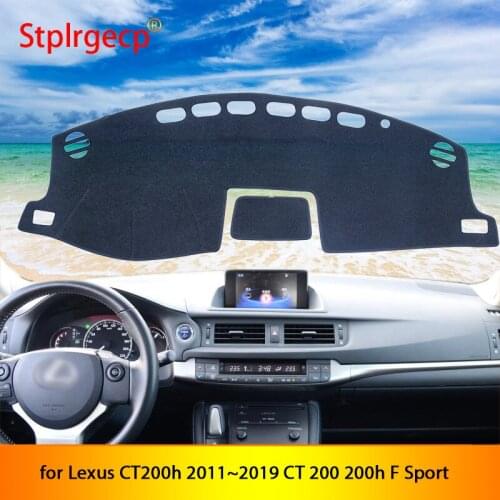 For Lexus CT200h 2011~2019 CT 200 200h F Sport Anti-Slip Mat Dashboard Cover Pad Sunshade Dashmat Carpet Accessories 2013 2014