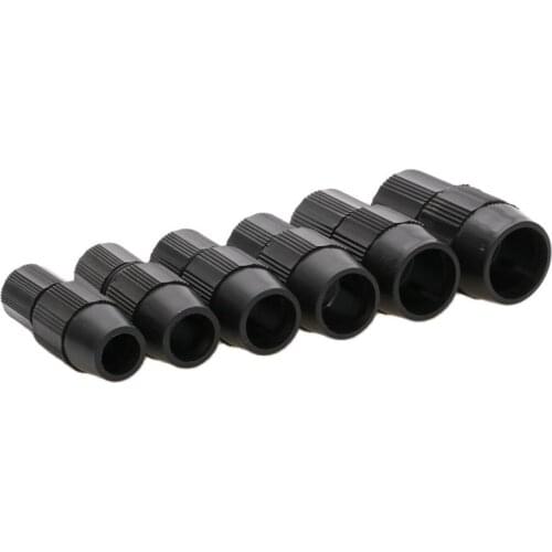 6PCS RC Toys Net Pole Outer Lock Buckle 16-19/31-34mm Stainless Steel Pipe Positioner Locator Telescopic Tube Plastic Connector