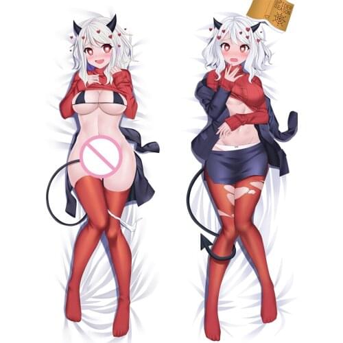Gobsk 2020-May Update Japanese Anime Helltaker Lucifer Dakimakura Pillow Case Hugging Body Pillow Cover Case