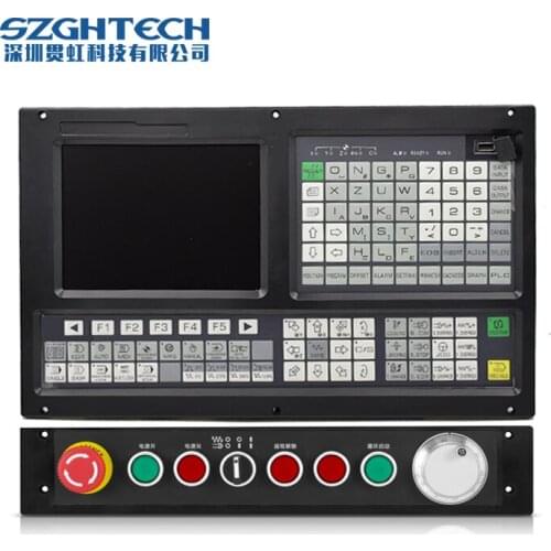 Best price 3 Axis CNC Lathe Controller New version CNC980TC English panel English software+Additional panel
