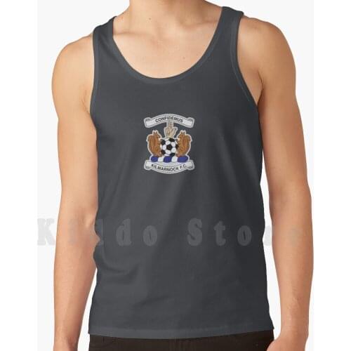 Kilmarnock Football Club Logo Tank Tops Vest Sleeveless Scotland Scottish Premier Spl Killie East Ayrshire Alex