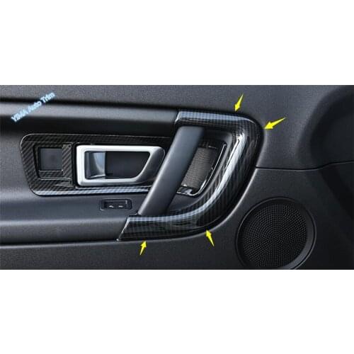 Lapetus Auto Styling Door Pull Doorknob Handle Strip Cover Trim 4 Pcs For Land Rover Discovery Sport 2015 2016 2017 2018 2019