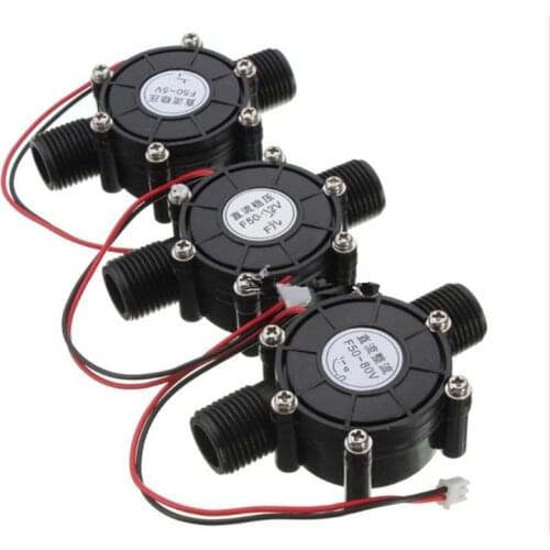 12V DC Generator F50 Small Hydraulic Test Generator, Pipeline Micro Hydraulic Generator Faucet