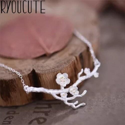 New Trendy Silver Color Big Flower Necklaces For Women Choker Necklaces Statement Party Jewelry Accessories Collar Bijoux