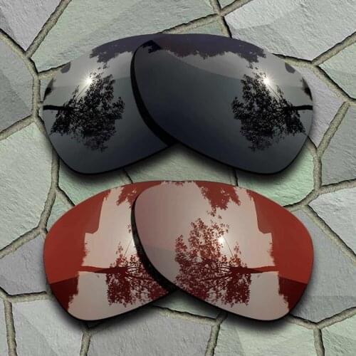 Grey Black&Bronze Brown Sunglasses Polarized Replacement Lenses for Oakley Crosshair 2012