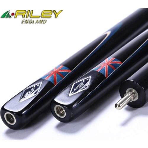 RILEY RM200/201 Snooker Cue 3/4 Split Snooker One Piece 10.2-10.5mm Blue Diamond Tip Professional Ashwood Shaft with Extension