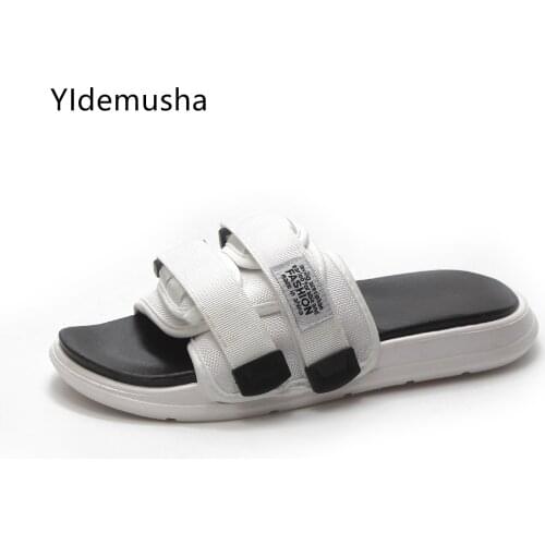 Summer 2020 New Comfortable soft Lovers sandals Non slip mens Beach slippers indoor bathroom Large size women’s slippers 35-46