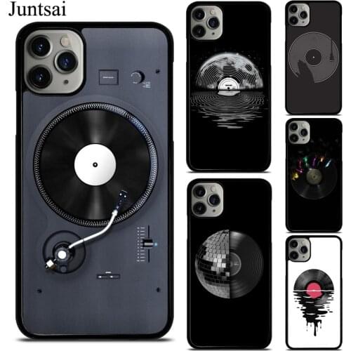 Vinyl DJ Record Art Case For iPhone X XS Max XR 7 8 SE 2020 6S Plus 5 12 Mini 11 Pro Max Cover Coque