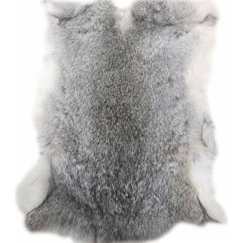 Best Grade Natural Rabbit Skin Pelts Fluffy Rabbit Fur Pelt Leather Garment Animal Clothing Accessories Home Decor Craft
