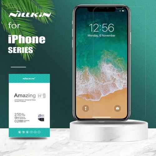 For iPhone 12 11 Pro XS MAX XR Nillkin H+ Pro Tempered Glass Screen Protector for iPhone 11 Pro XR XS Max 6 6S 7 8 Plus SE 2020