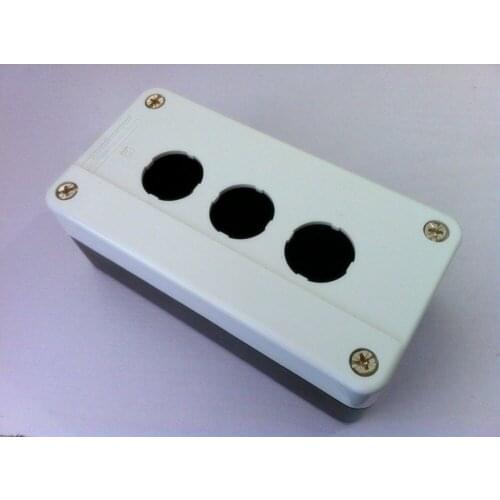 Control Station 3 Switch 22mm Push Button Protector Box