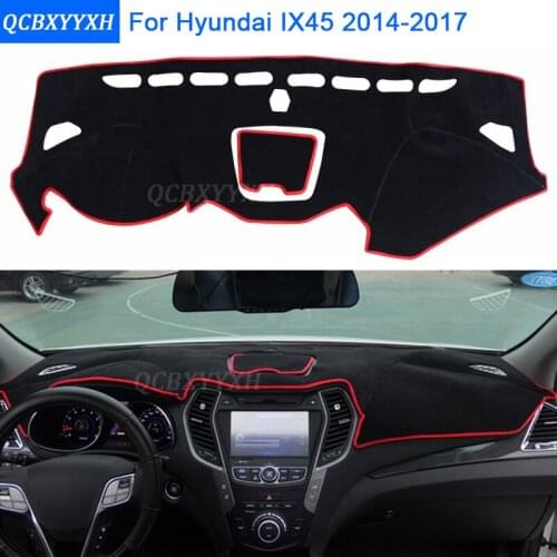 Car Styling Dashboard Protective Mat Shade Cushion Photophobism Pad Interior Carpet For Hyundai IX45 2014-2017 Auto Accessories