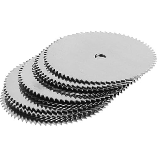 5Pcs/set 32mm Stainless Steel Slice Metal Cutting Disc with 1 Mandrel for Dremel Rotary Tools