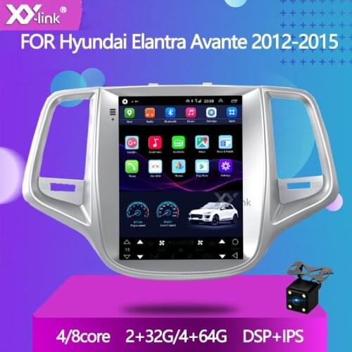 9.7" tesla style Car Radio Android 10.0 dvd player gps navigation multimedia For Hyundai Elantra Avante 2012-2015 autoradio