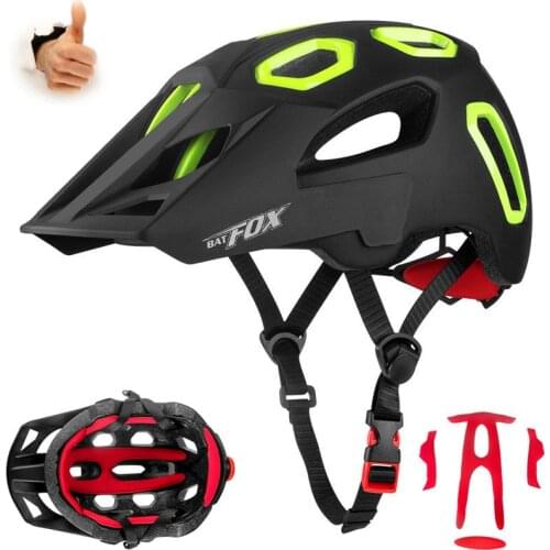 BATFOX new Bike Cycling Helmet TRAIL XC Bicycle Helmets MTB Bike Helmets Safety Cap Road Bike Helmet ultralight Road Bike Helmet