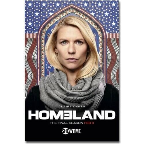D0562 Homeland TV Series Silk Fabric Poster Art Decor Indoor Painting Gift