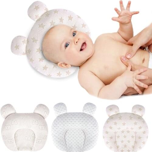 Baby Nursing Pillow Infant Newborn Sleep Support Concave Cartoon Pillow Cotton Cushion Prevent Flat Head Baby Pillow