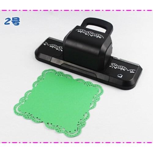 New design of 4 inch all around craft punch for Scrapbook Handmade /embossing punches/level border punch NO 2 punch
