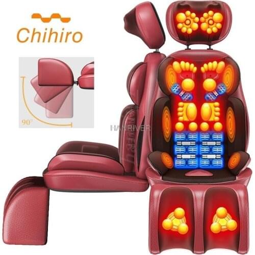Electric Shiatsu Massage Chair Household Automatic Body Massager Cushion Kneading Neck Shoulder Scalp Back Gua sha Pain Relief