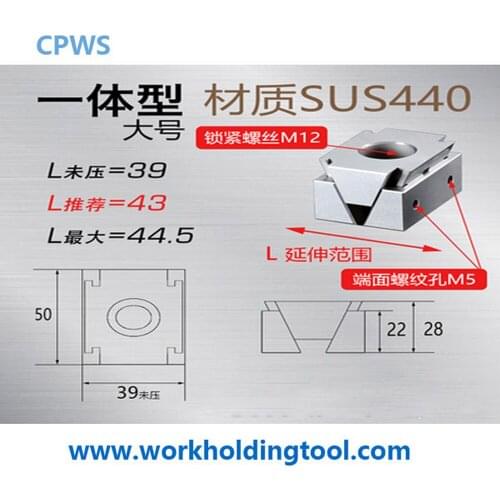 Mini Ok Vise Flexible Use VT-T43*30*22