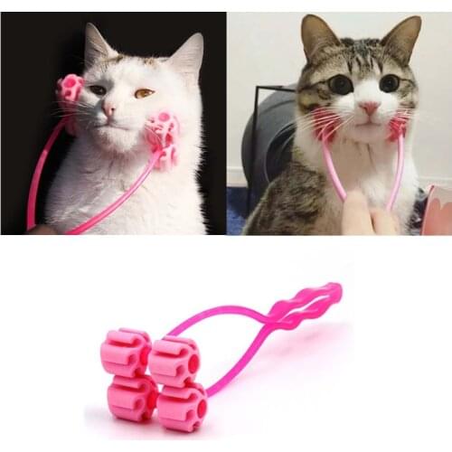 Cat Massage Tool Cat Thin Face Massager Pet Interactive Massage Feet Leg Massager Health Grooming Tool for Cat Pet Supplies C42
