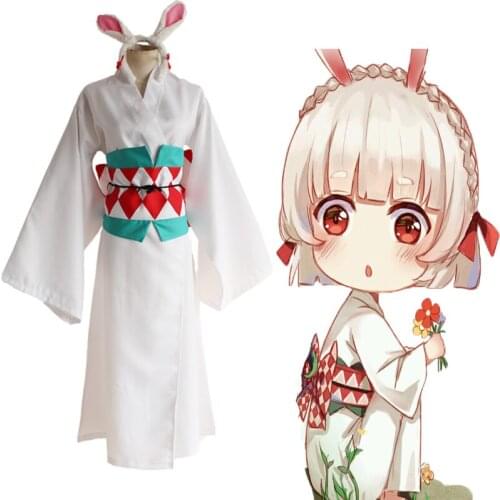 Game Onmyoji Cosplay Costume Mountain rabbit Cosplay Costume Kimono Halloween Carnival Party Cosplay Costume