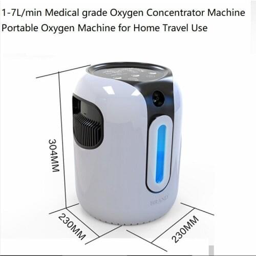 Medical grade Oxygen Machine Portable Oxygen Machine for Home Travel Use 1-7L/min