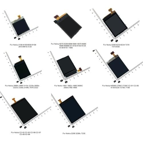 Mobile phone LCD display For Nokia 2630 2600C 1680C 1681C 1682C High Quality Phone LCD screen digitizer display