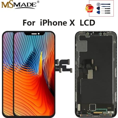 Original X Display For iPhone X XS XR XS MAX LCD Display Touch Screen Digitizer Replacement Parts 100% Tested Free Shipping